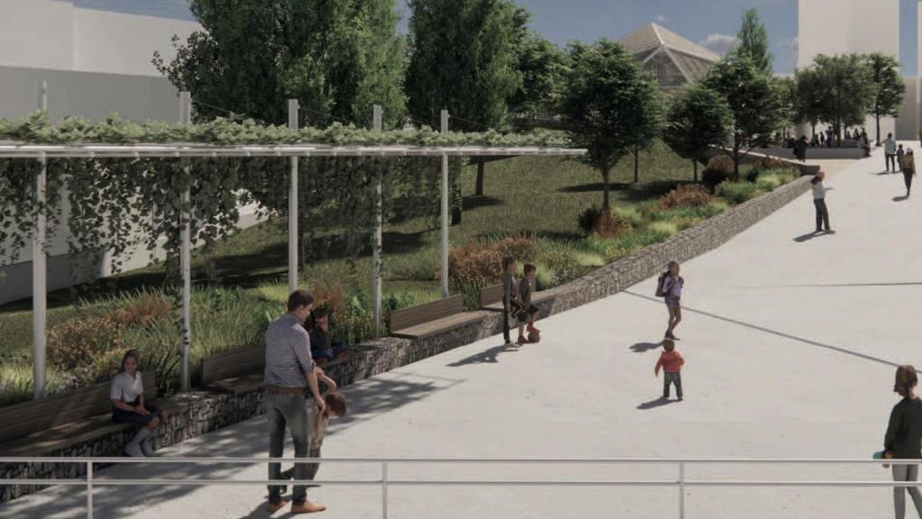 Render de la nueva zona infantil de Nou Barris