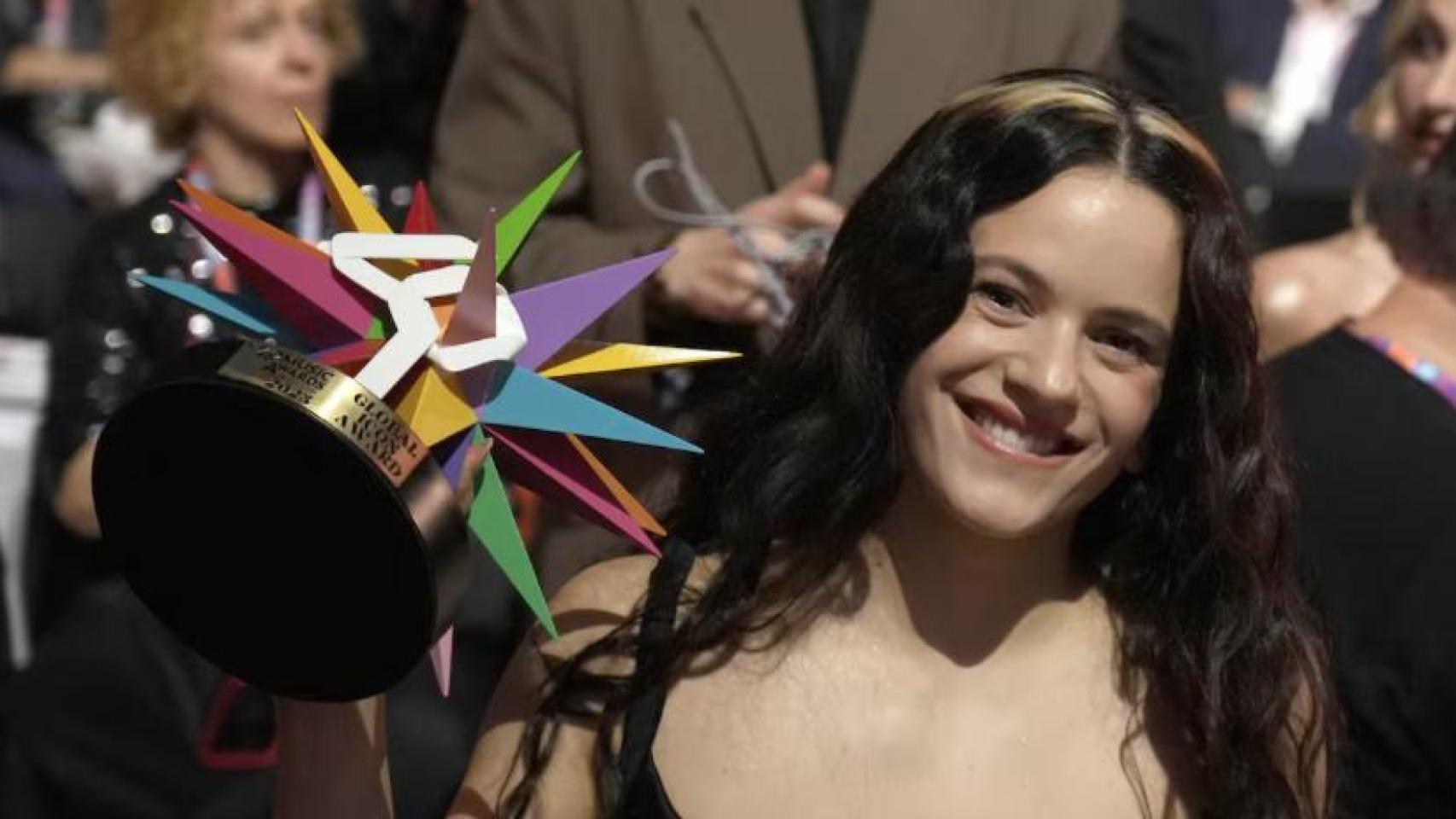 Rosalía en una edición de Los40 Music Awards