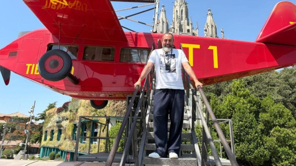Rafa Zafra en el Tibidabo de Barcelona