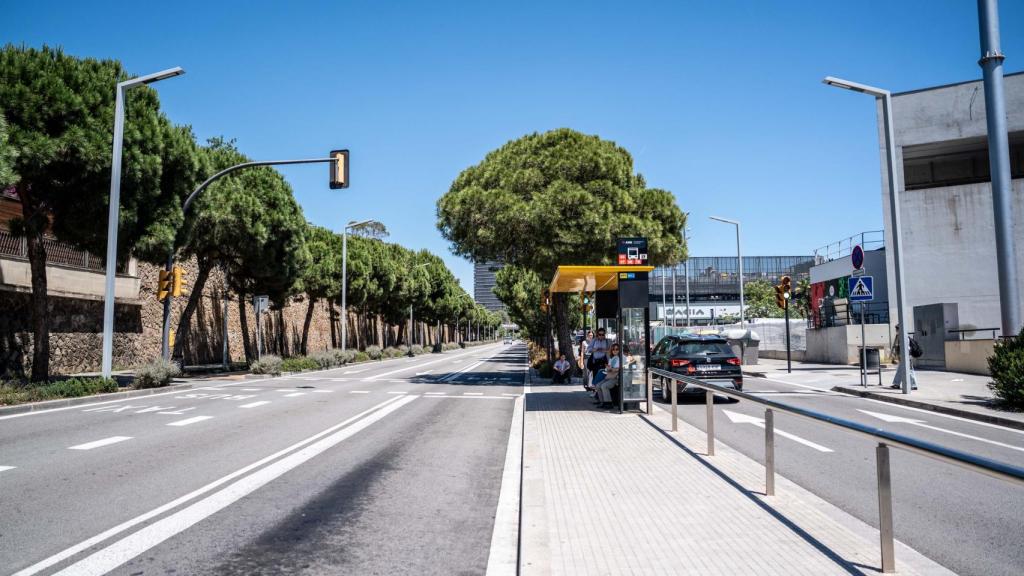 La avenida dels Països Catalanas, una de las vías de acceso a Barcelona en una imagen de archivo