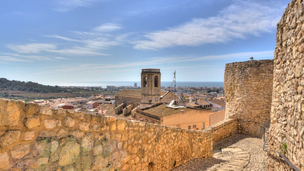 El castell de Calafell en una imatge d'arxiu