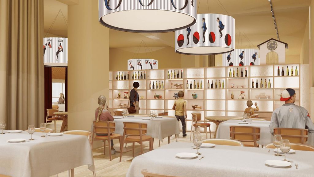 L'interior del nou restaurant