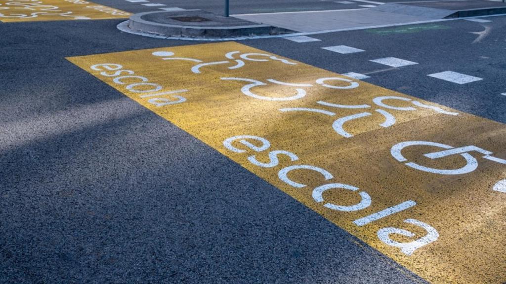 Un pas de zebra per a escoles a Barcelona