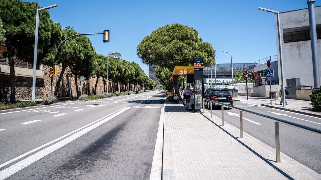 La avenida dels Països Catalanas, una de las vías de acceso a Barcelona en una imagen de archivo