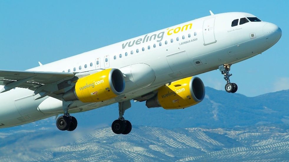 Un avión de Vueling