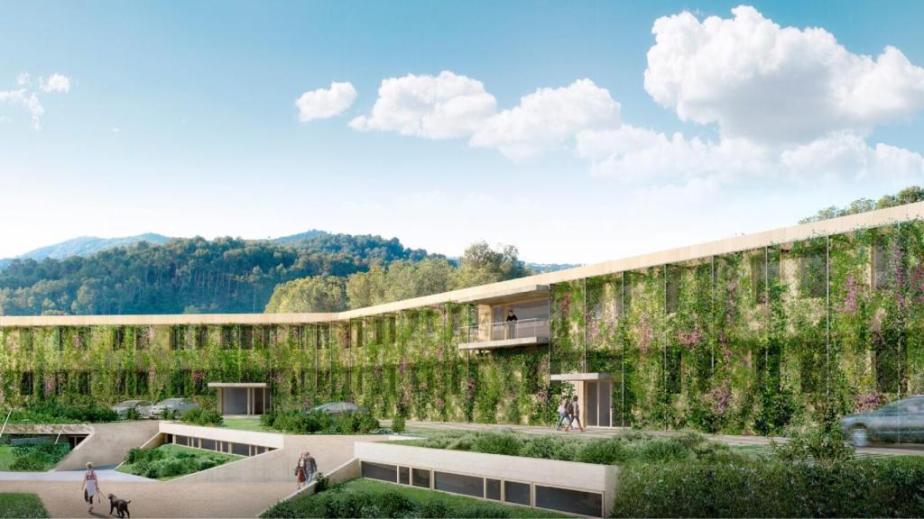 Render del nuevo centro de animales en Montcada i Reixac