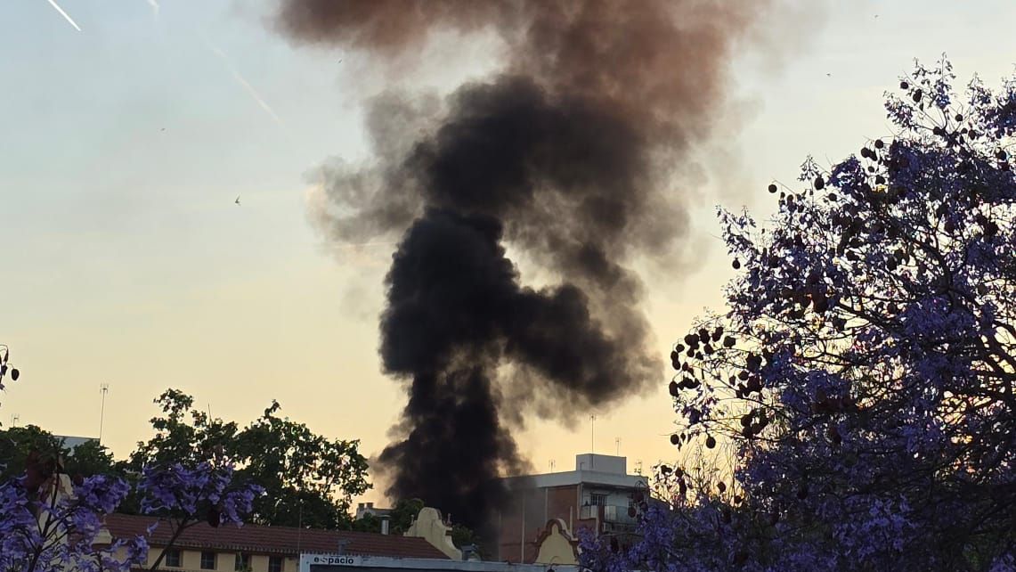 Incendios de contenedores en Badalona