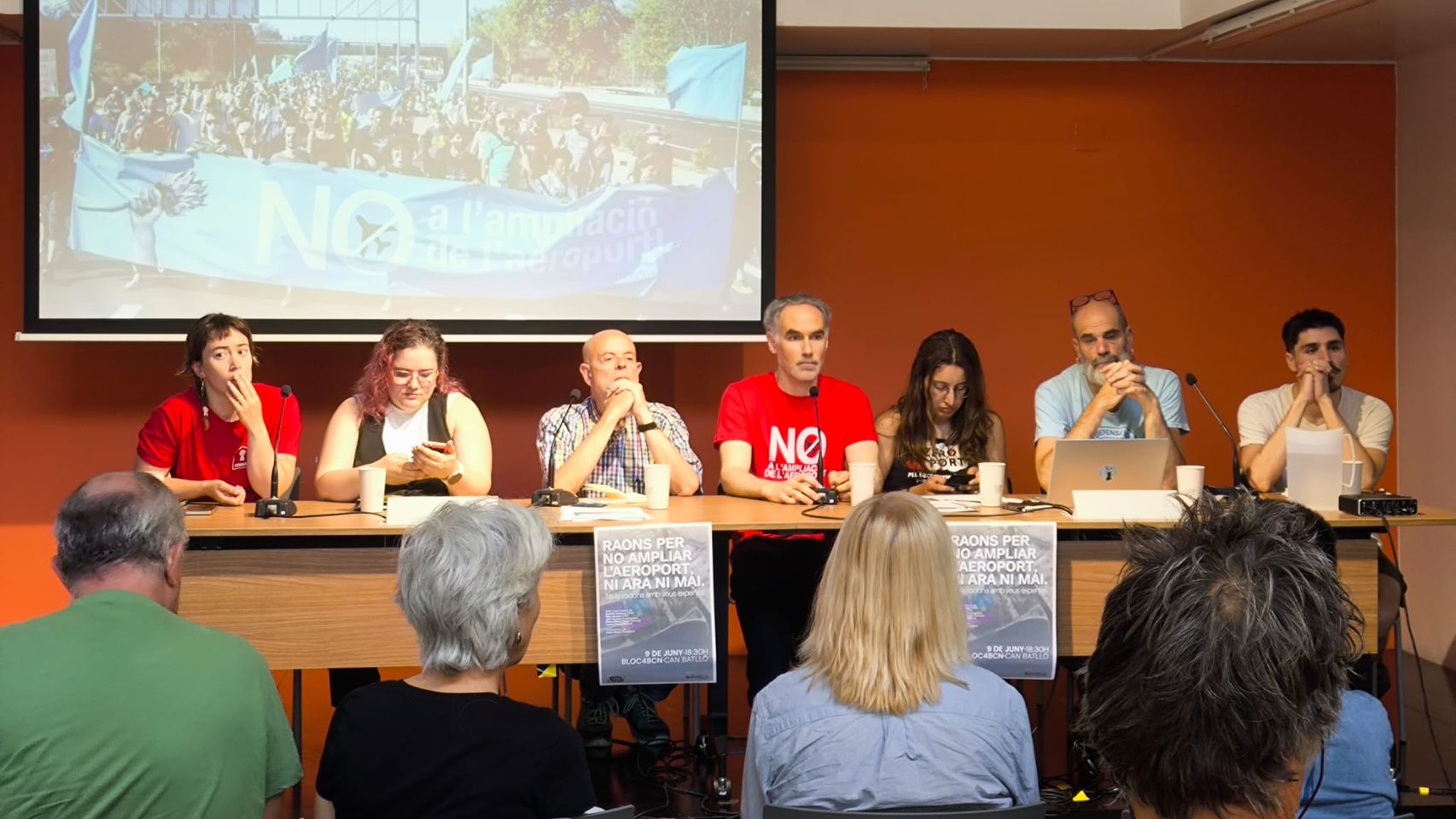 Entidades territoriales y ecologistas, durante la rueda de prensa