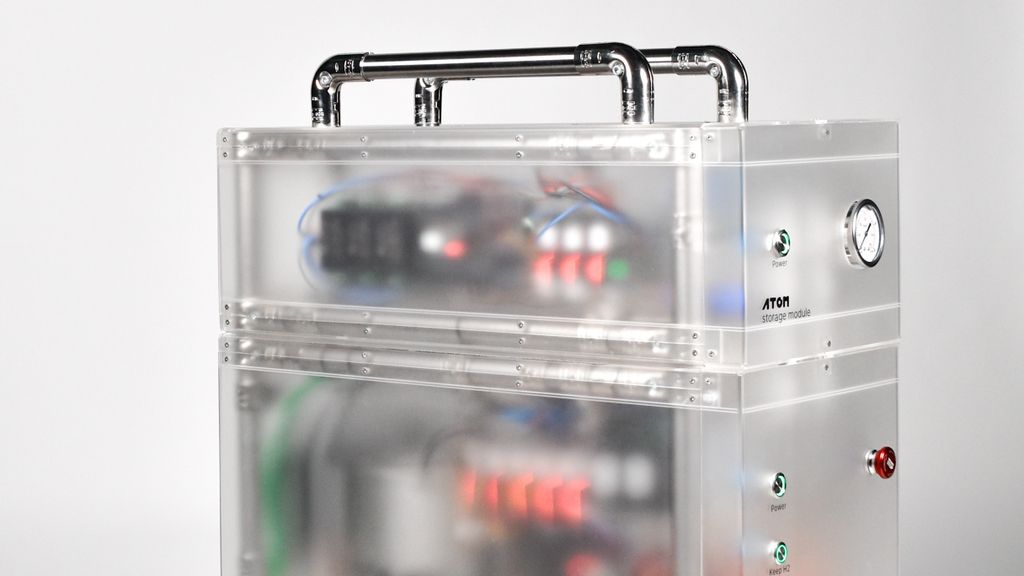 Prototip d'emmagatzematge d'hidrogen d'Atom H2
