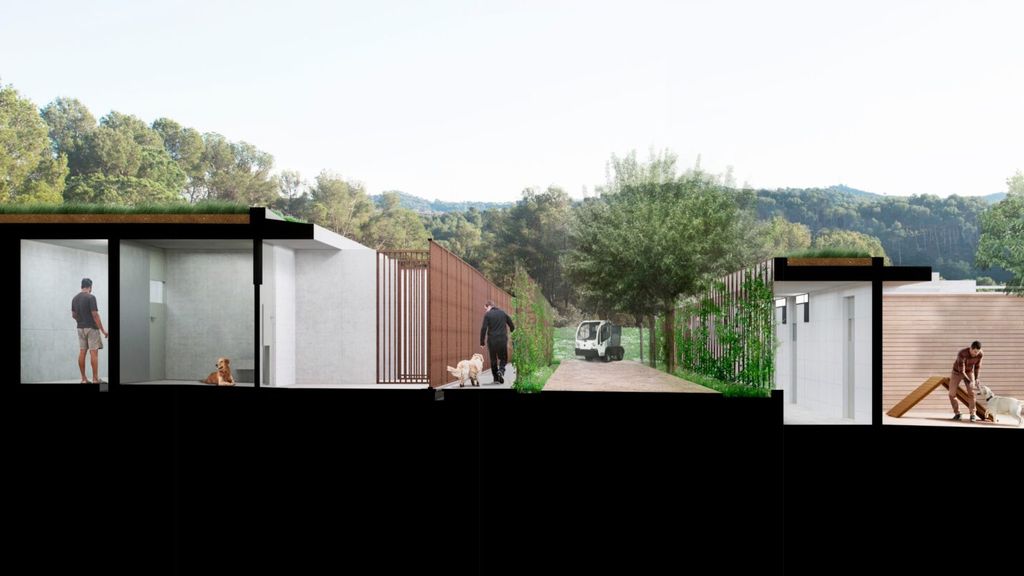 Render del nou centre d'animals a Montcada i Reixac