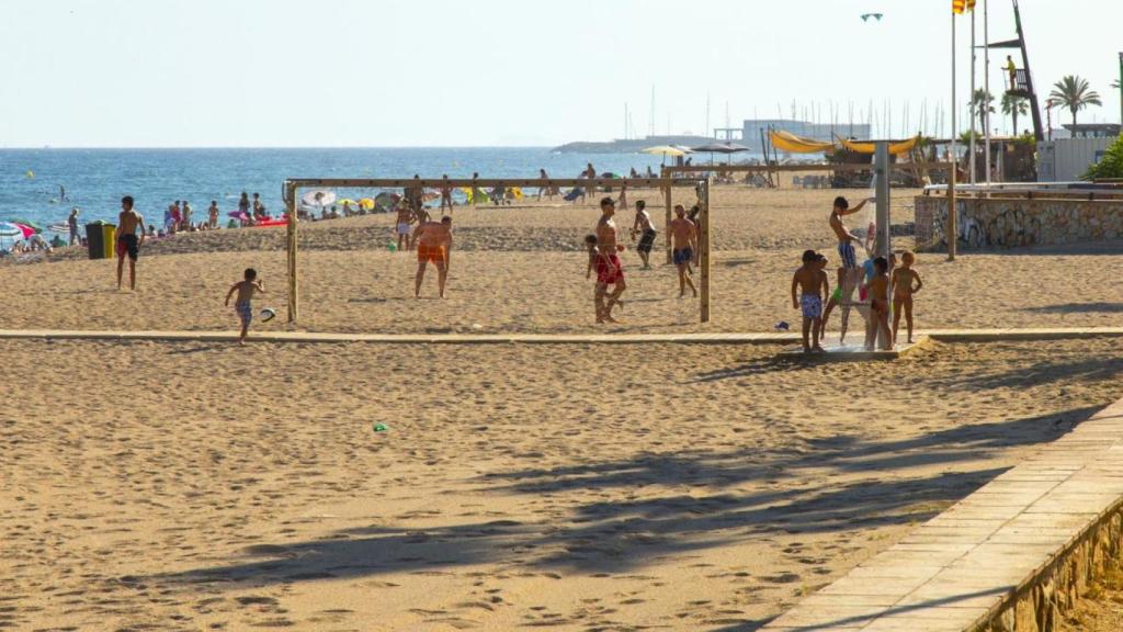 La platja de Canet de Mar en una imatge d'arxiu