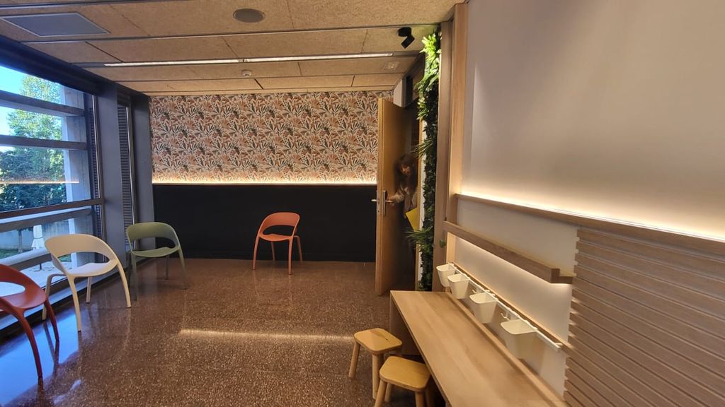 Sala d'espera VioGén dels jutjats de Sabadell
