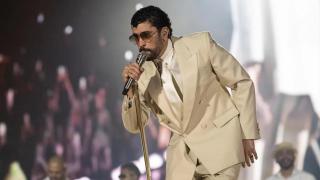 Bad Bunny durante un concierto en una imagen de archivo 