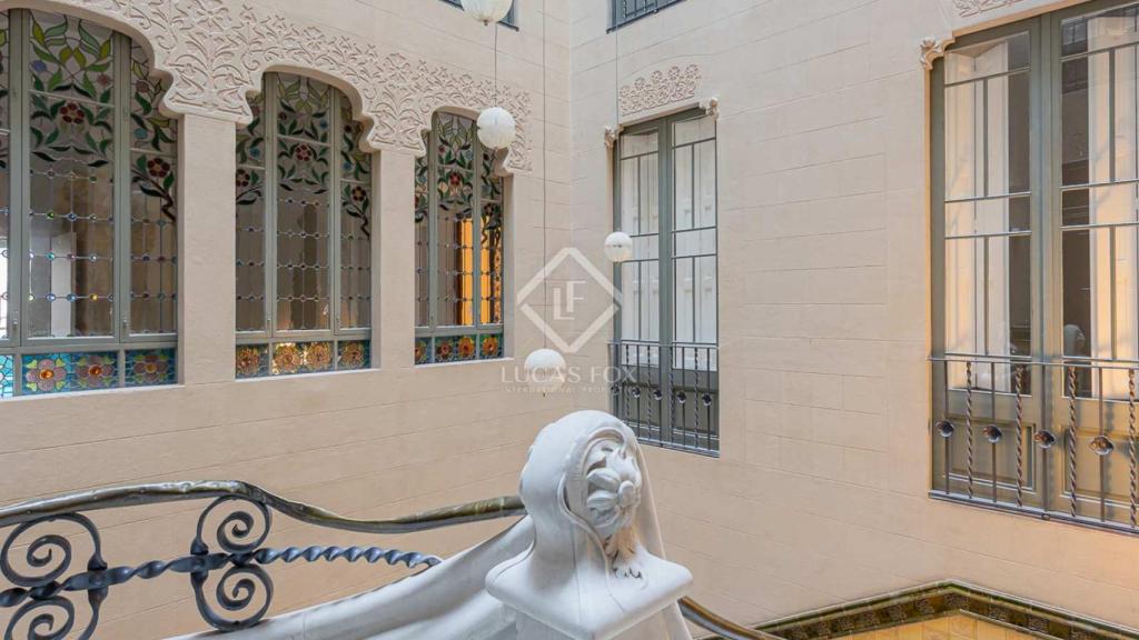 El interior de la Casa Oller de Barcelona