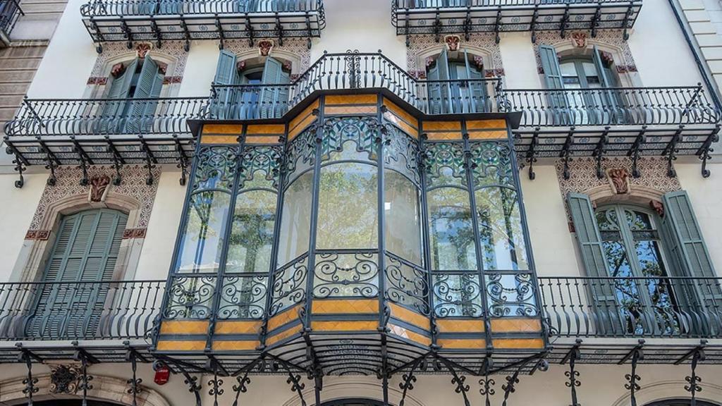 Fachada de la casa Oller de Barcelona