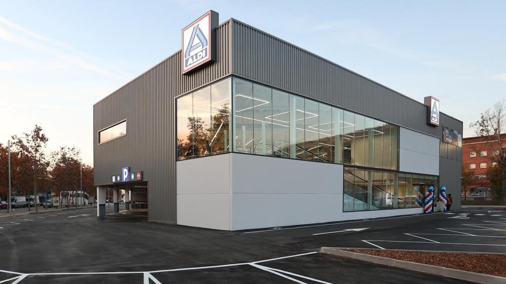Un supermercado Aldi desde el exterior