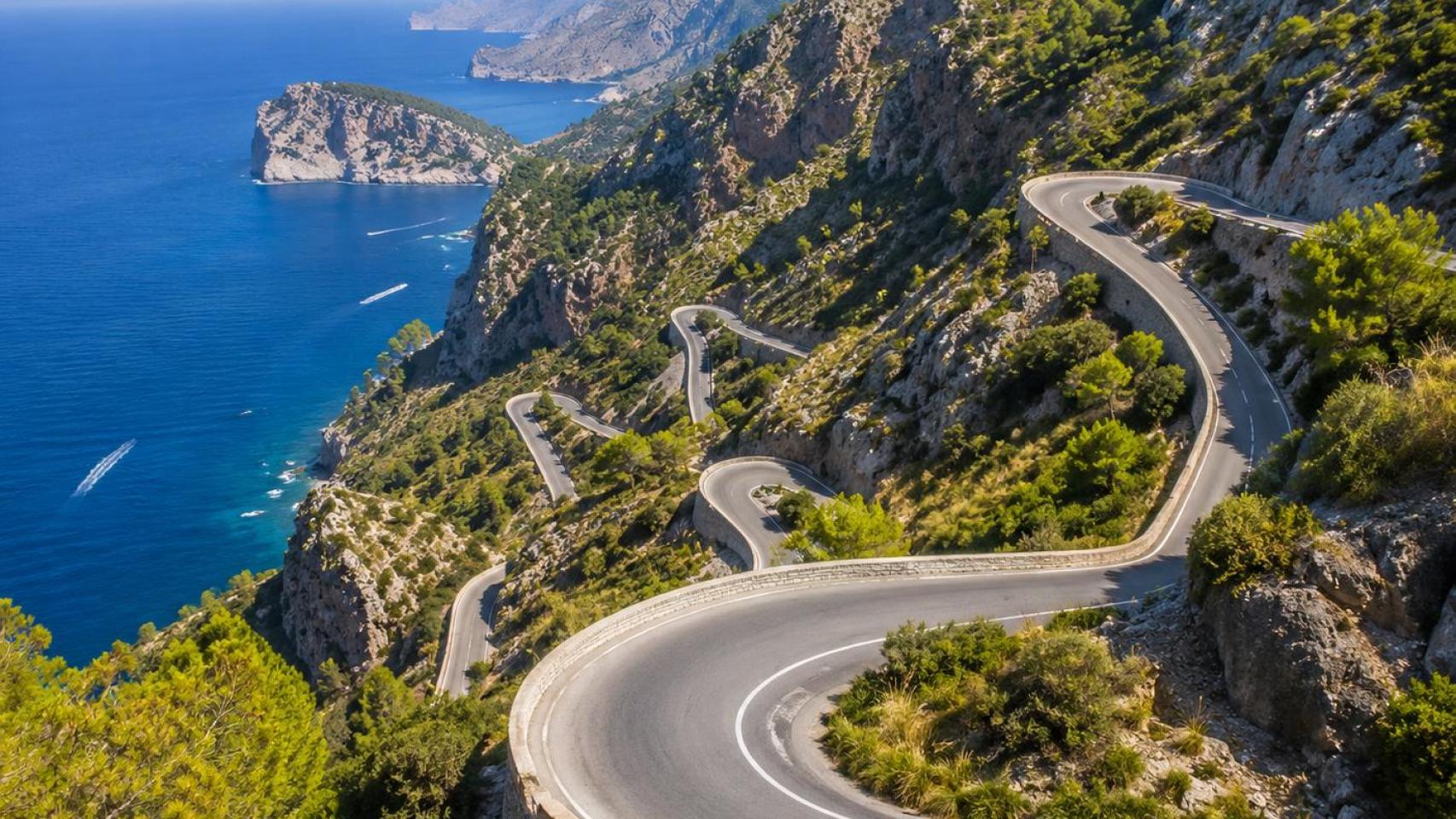 Carretera con curvas 