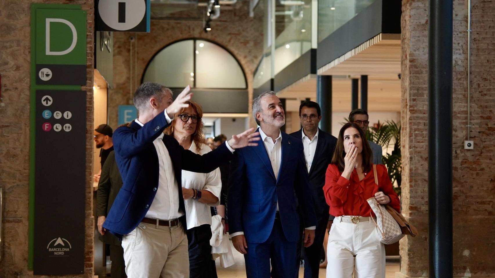 El alcalde de Barcelona, Jaume Collboni, en la inauguración de la nueva Estació del Nord