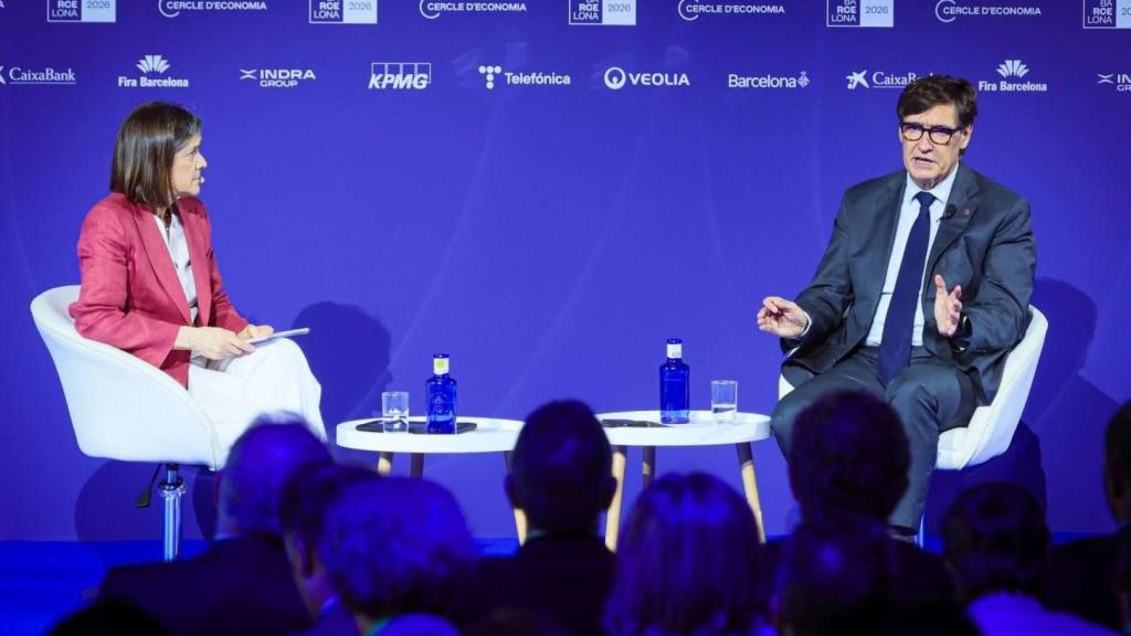 El president de la Generalitat, Salvador Illa, ha participat en la inauguració de la 41a Reunió del Cercle d'Economia i ha intervingut en el diàleg moderat per la presidenta del Cercle d'Economia, Teresa Garcia-Milà
