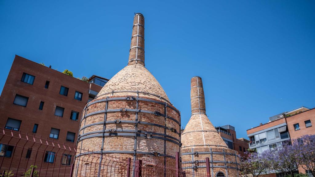 Forns de botella del museu de La Rajoleta d'Esplugues, únics a Europa