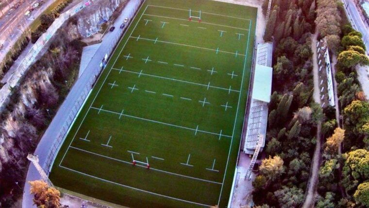 Camp de rugbi de La Foixarda a Barcelona