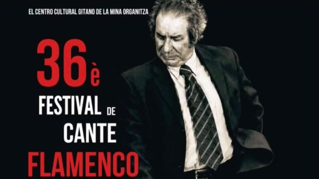 Cartel de la 36 edición del festival de Cante Flamenco de La Mina