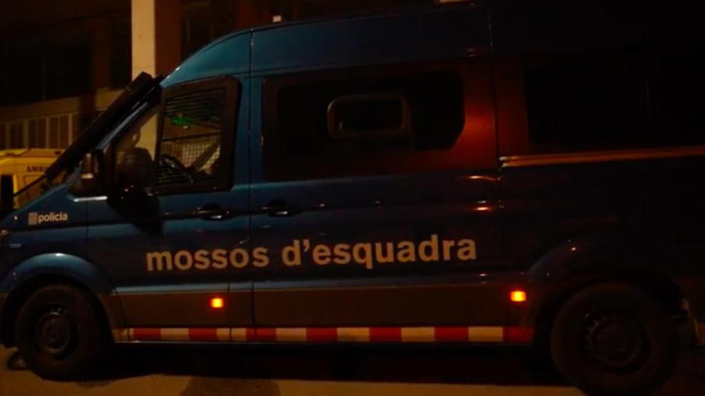 Una furgoneta dels mossos