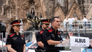 Dispositivo Mossos Papa Sagrada Familia