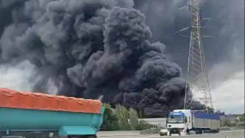 Incendi a Santa Perpètua de Mogoda