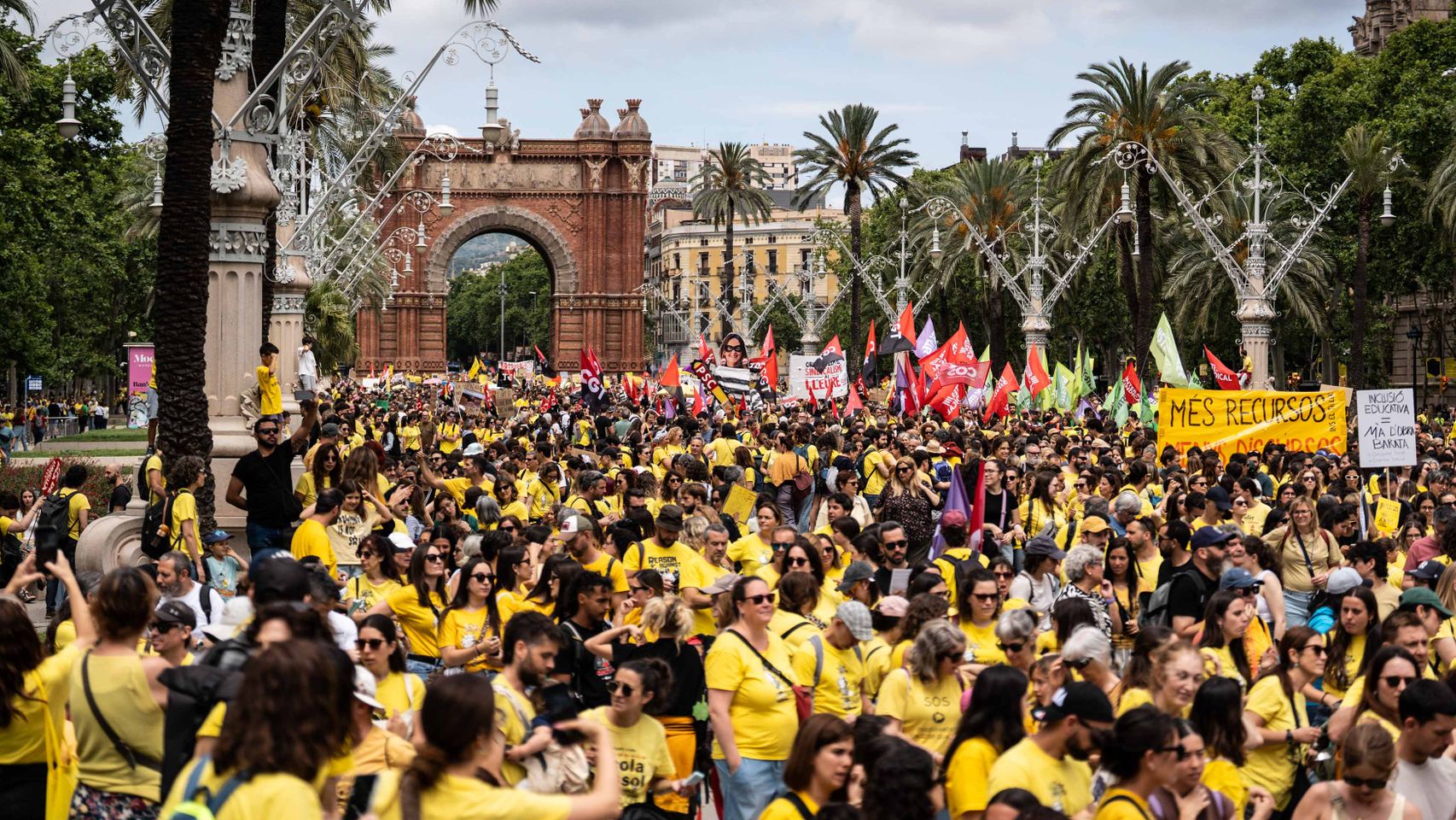 Manifestación de educación