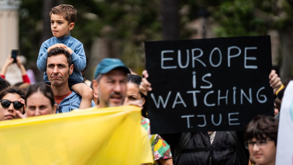 Manifestació dels col·lectius d'educació catalans a Barcelona