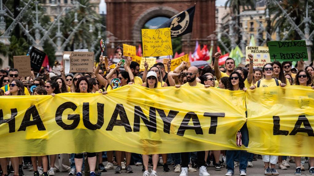Manifestación de educación