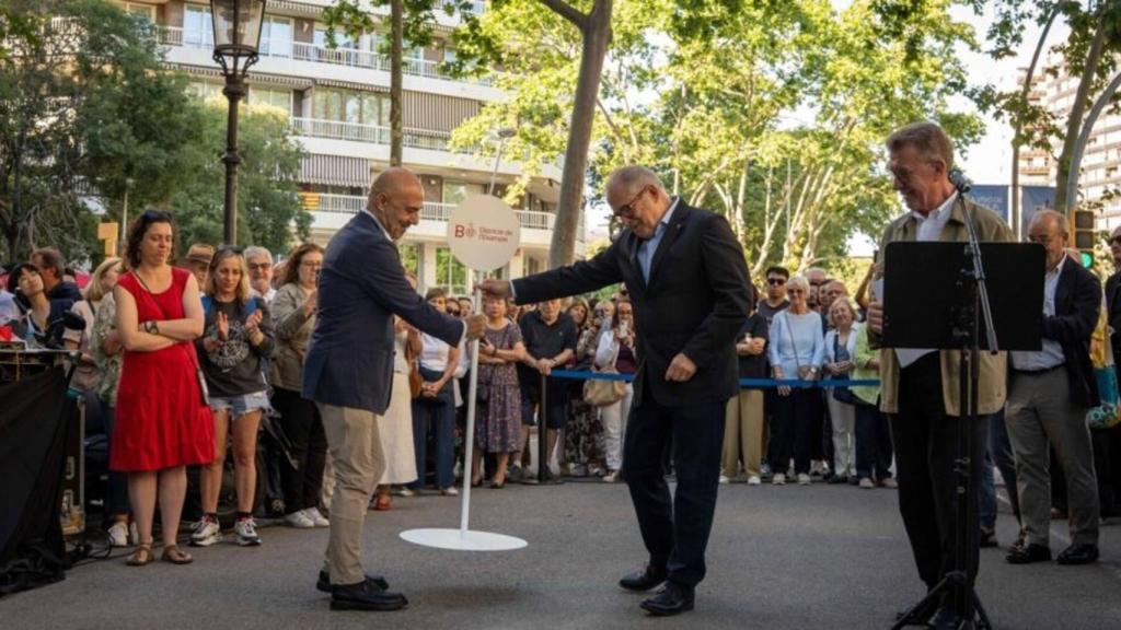 Inauguración de la placa