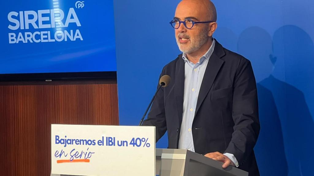 Dani Sirera (PP) durante el acto de presentación