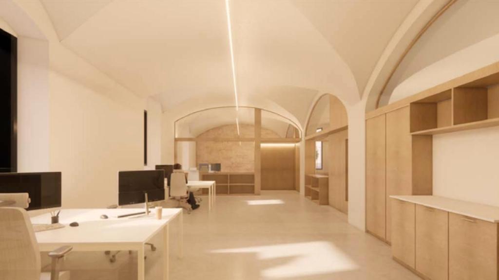 Render de la futura oficina dels treballadors municipals de Ciutat Vella