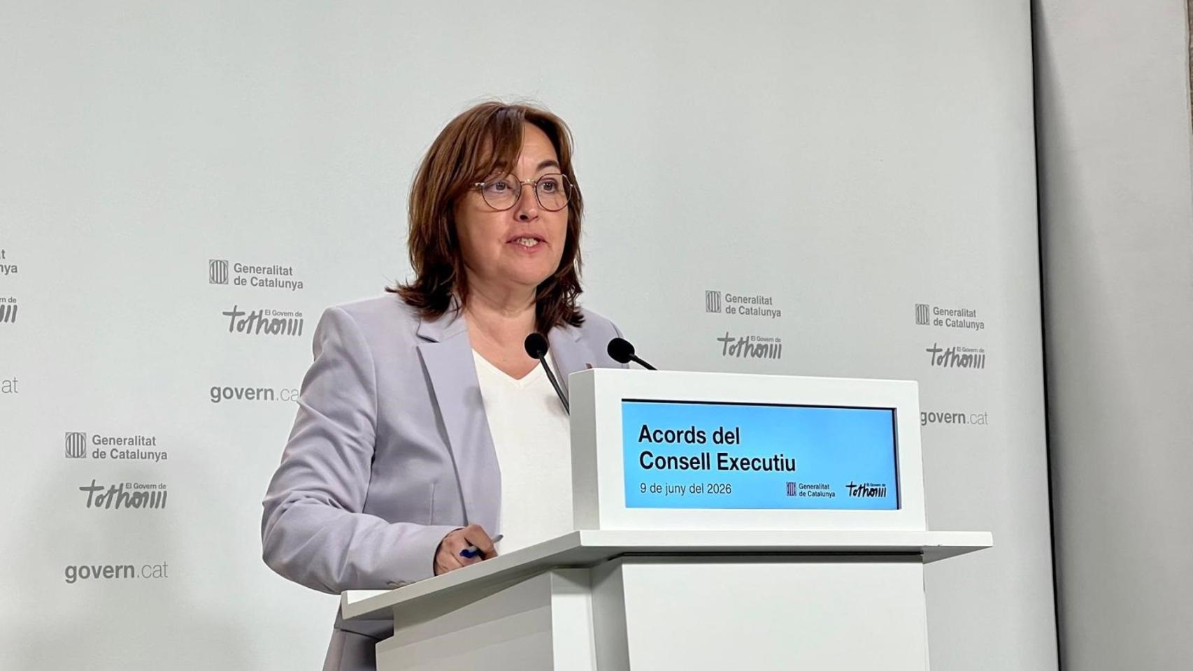 La consellera de Territorio, Vivienda y Transición Ecológica y portavoz de la Generalitat, Sílvia Paneque