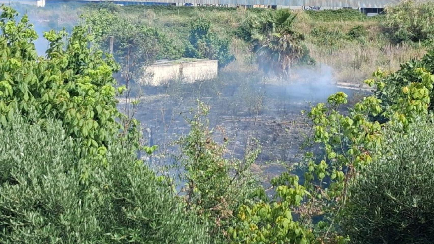 Incendio en L'Hospitalet de Llobregat