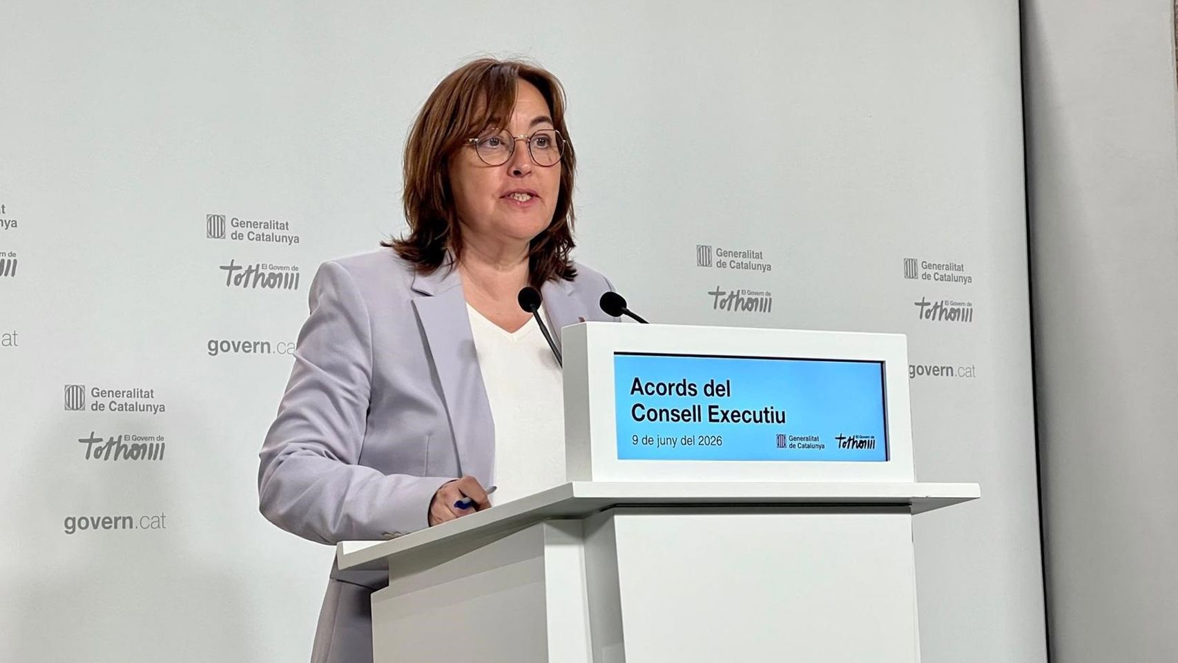 La consellera de Territorio, Vivienda y Transición Ecológica y portavoz de la Generalitat, Sílvia Paneque