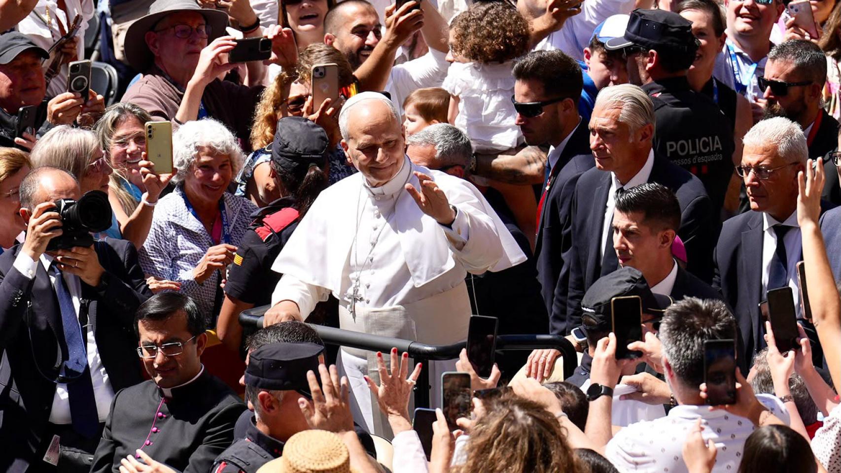 El papa en Montserrat 